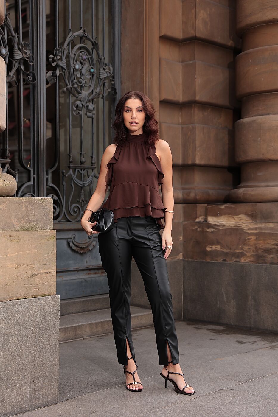 Blusa Babado Gola