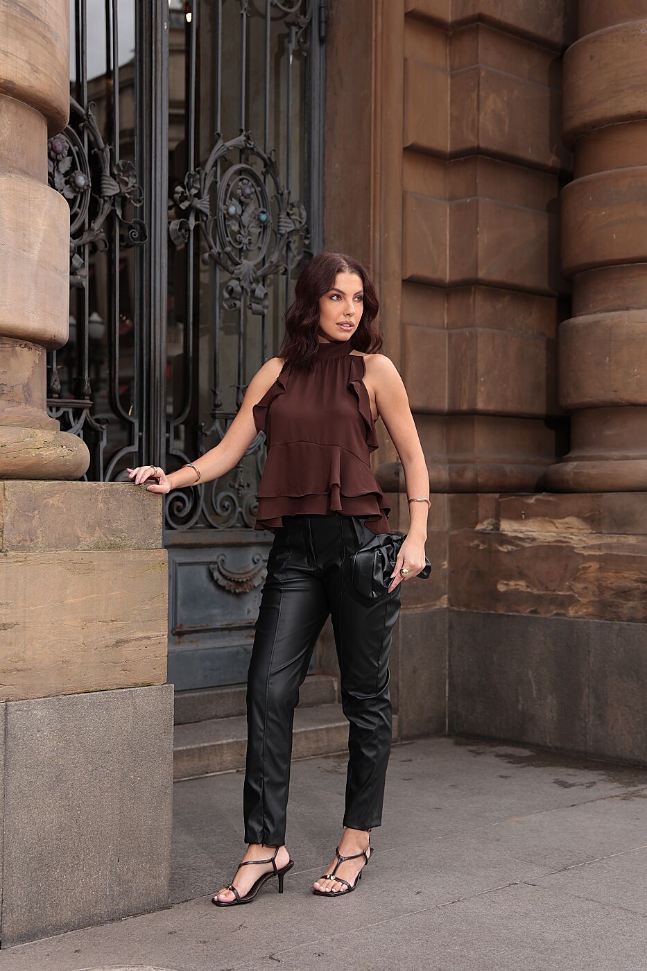 Blusa Babado Gola