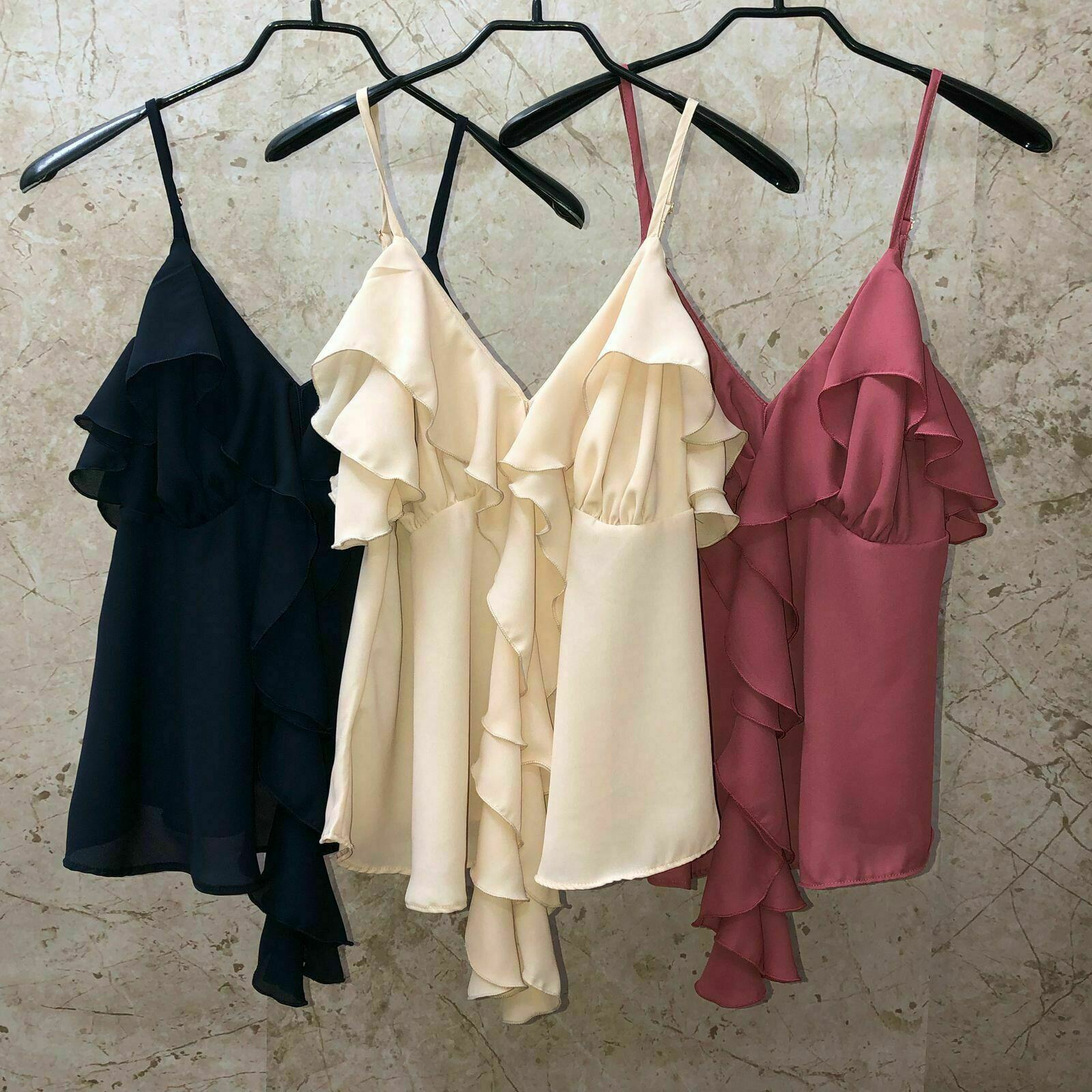 Blusa Babado Regata New Sabia